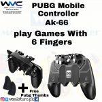 Ak 66 Gamepad Pubg Controller with free PUBG Thumbs wanistore.pk