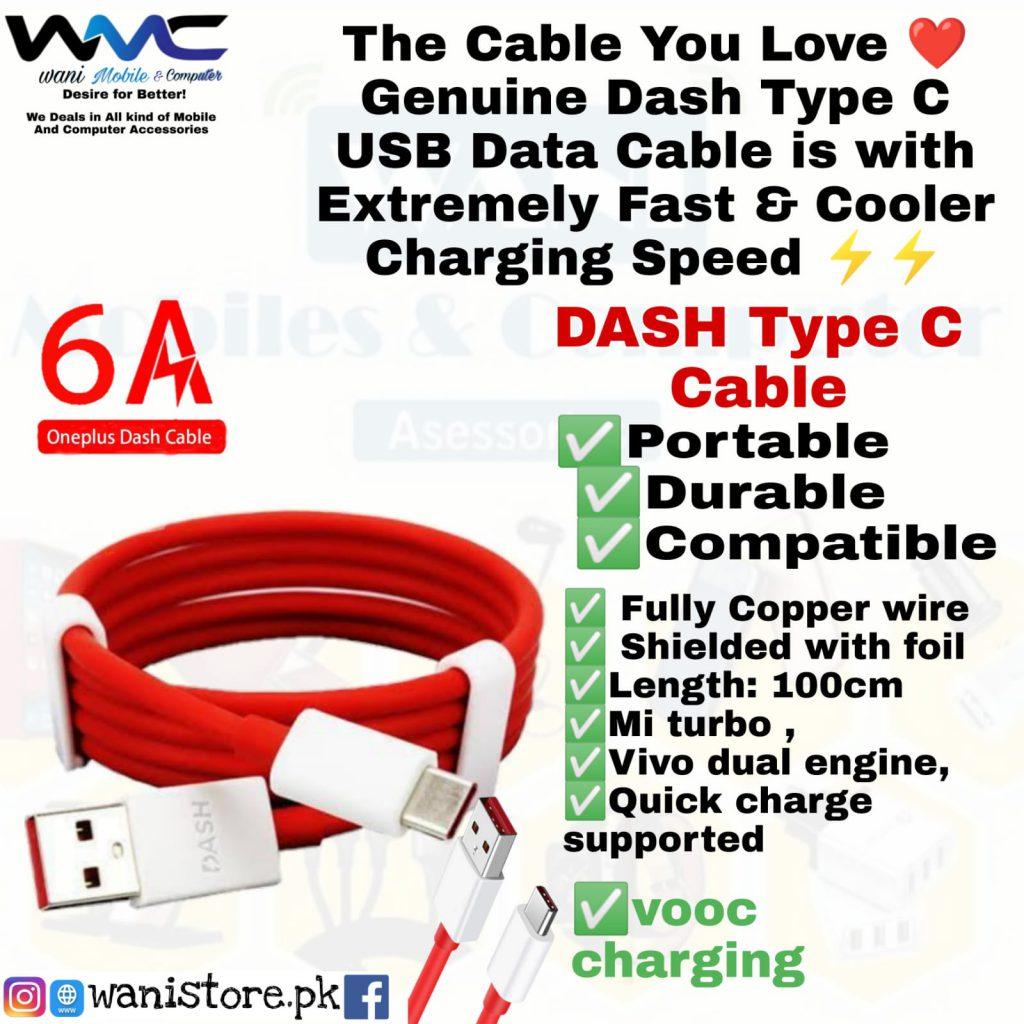 Dash Cable oneplus Wanistore.pk