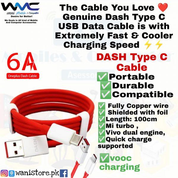 Dash Cable oneplus Wanistore.pk