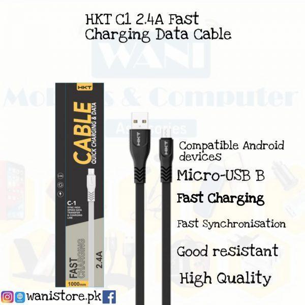 HKT C2 2.4A Fast Charging Data Cable