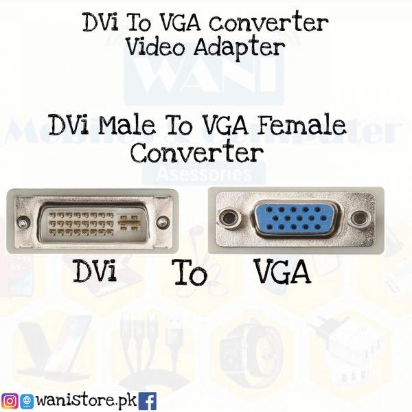 Dvi To VGA Converter video Adapter