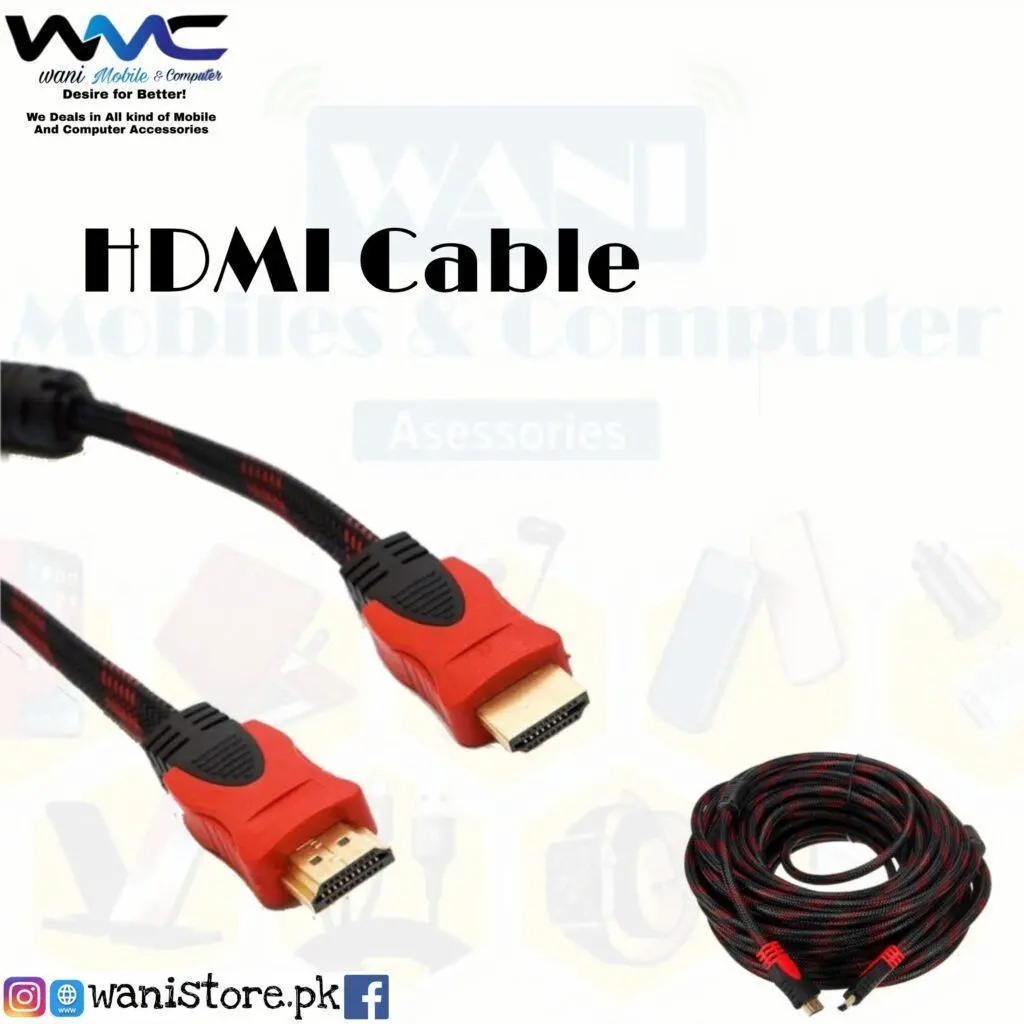10M HDMI  CABLE CCS WITH MESH Round 10 METER