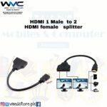 HDMI Splitter  1 Male  to 2 HDMI  female splitter cable. - Image 2