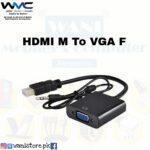 HDMI to VGA converter Video Adapter With 3.5 Audio jeck - - Image 3