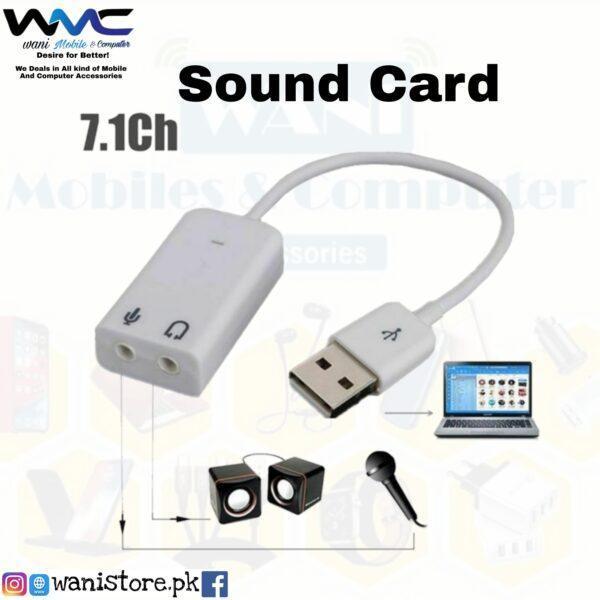 Sound Card 7.1 Usb Wire Apple sound Card