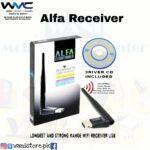ALFA USB Wireless Lan Card Wi-fi Receiver With Antenna