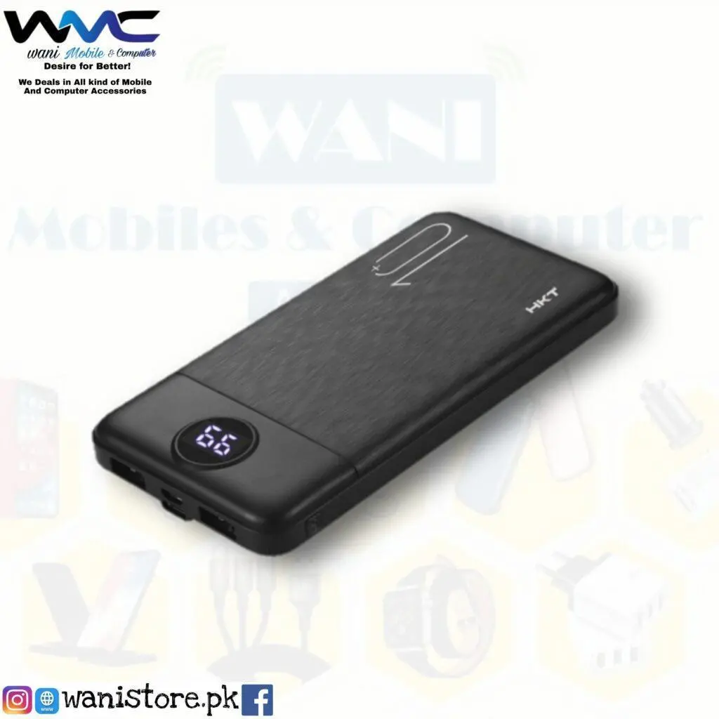 10000mAh Power Bank HKT I10 Mobile Power Bank
