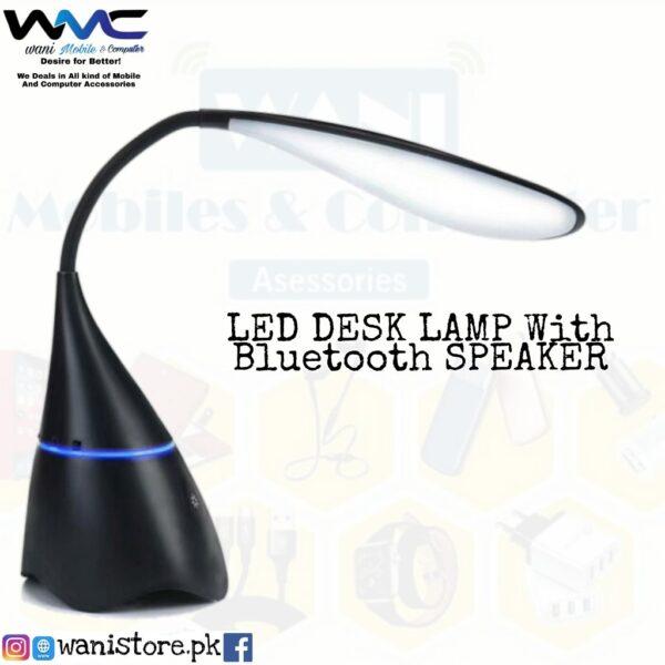 Led DESK LAMP with Wireless  SPEAKER . Bluetooth Speaker with Table Lamp