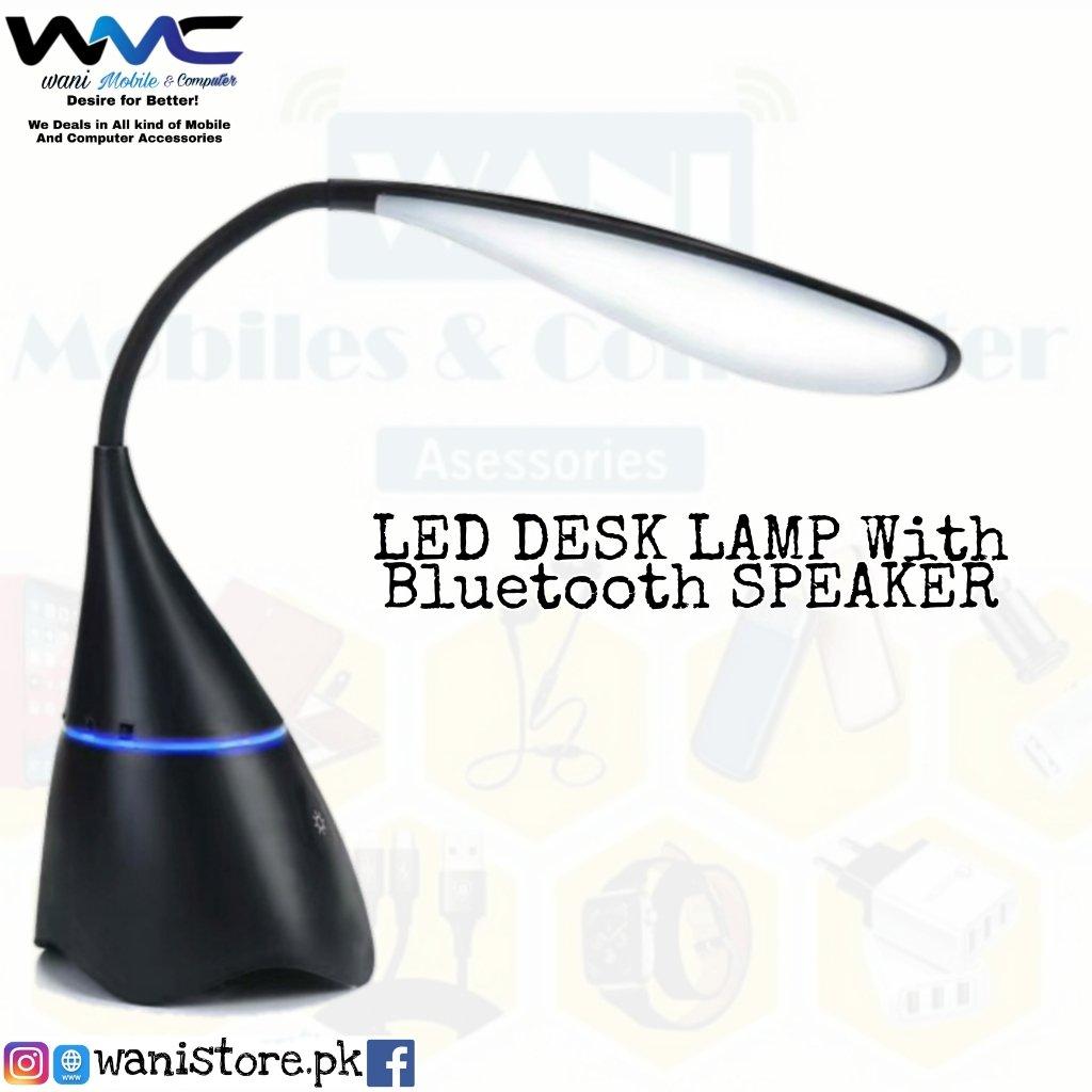Picsart_22-03-10_16-59-58-877.jpg Led DESK LAMP with Wireless SPEAKER . Bluetooth Speaker with Table Lamp - Image 1