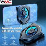 Mobile Cooling Fan USB Cooler Radiator Suction USB for Phones