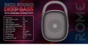 Rome Audionic Portable Mobile Wireless Speaker - Image 8