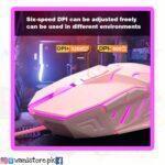 Magegee G10 RGB Gaming Mouse 7 Botton Gaming Mouse Breathing 7 Colour LED lights Wired Gaming Mouse by Wanistore - Image 10