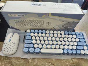 LangtuOG80t Wireless Bluetooth Keyboard and Mouse Set Three-mode Honeycomb Chassis Designed Laptop Ipad Gaming Keyboard by wani store - Image 5