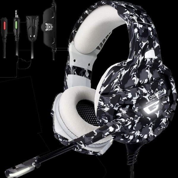 ONIKUMA K5 Camouflage Version 7.1 Virtual Stereo Gaming Headphone