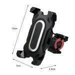 Universal Motorcycle Bike & Bicycles Mobile Phone Holder Stand for Handlebar Driving Navigation for All Smart phones by wani store - Image 4