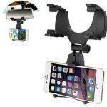 Car Phone Holder Car Rearview Mirror Mount Cellphone Stand 360 Degrees Smartphone Rear View Mirror Holder For Car Accessories - Image 3