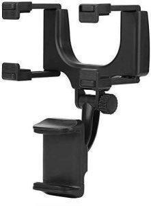 Car Phone Holder Car Rearview Mirror Mount Cellphone Stand 360 Degrees Smartphone Rear View Mirror Holder For Car Accessories - Image 5