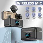 M9 Pro WIRELESS MICROPHONE / wireless microphone video recording microphone for streaming  by wani store
