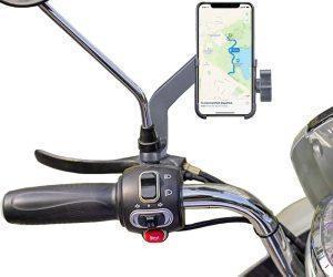 C1 Aluminium Metal Bike Stand Phone Holder – 360° Rotating, Shockproof & Anti-Slip Mobile Mount for Bikers & Riders by wanistore.pk - Image 5