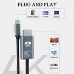 Type-C to HDMI Cable 4K 30Hz – 2 Meter USB-C to HDMI Video Cable – 3840x2160 UHD Resolution – Aluminum Alloy Build By Wanistore - Image 3