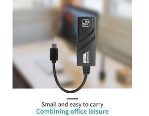 Type-C 3.1 Male Gigabit To RJ45 Female LAN Network Converter Ethernet Adapter by wani store | Type-C 3.1 to RJ45 Gigabit Ethernet LAN Adapter |