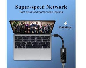 Type-C 3.1 Male Gigabit To RJ45 Female LAN Network Converter Ethernet Adapter by wani store | Type-C 3.1 to RJ45 Gigabit Ethernet LAN Adapter | - Image 5