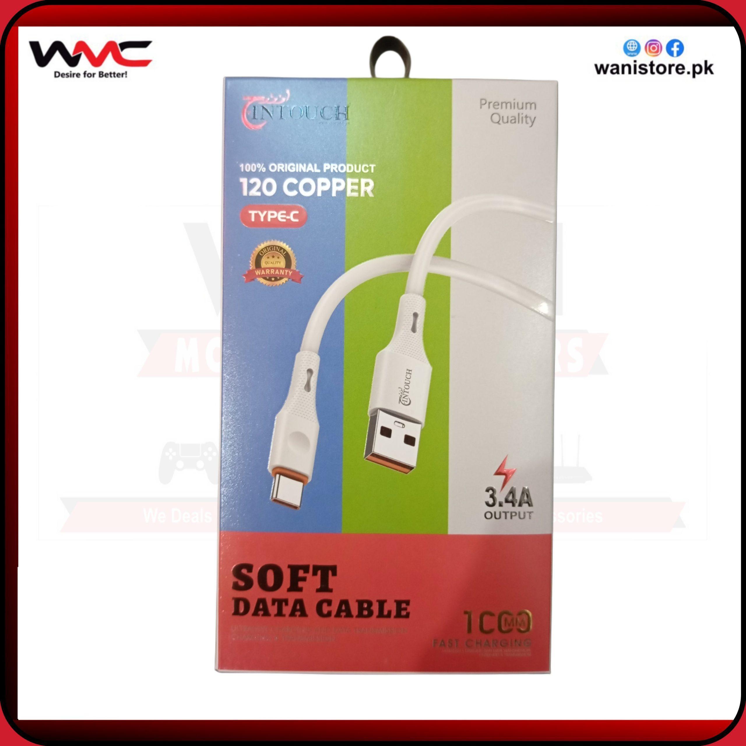 2025/05/1000046419-scaled.jpg Intouch Soft Type-C Cable – Fast Charging & High-Speed Data Transfer by Wani store - Image 1