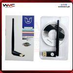 Nonap USB WiFi Adapter 150Mbps with Fixed 3dBi Antenna – Model W114 | Plug & Play Wireless Network Receiver | RTL8188FTV Chipset | Driver-Free Installation | Soft AP WiFi Utility by wani