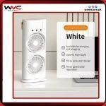 Buy New Multifunctional Dual Head Fan – Nano Humidifier | LED Light | Rechargeable | Remote Controlled | Portable Cooling Fan by wani - Image 4