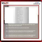 Buy New Multifunctional Dual Head Fan – Nano Humidifier | LED Light | Rechargeable | Remote Controlled | Portable Cooling Fan by wani - Image 7
