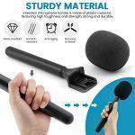 Wireless Microphone Handheld Grip – Interview Mic Handle – Durable Plastic Mic Holder – Lightweight & Anti-Slip – Ideal for Interviews, Vlogging, Reporting – Best Mic Grip in Pakistan by Wani - Image 2