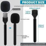Wireless Microphone Handheld Grip – Interview Mic Handle – Durable Plastic Mic Holder – Lightweight & Anti-Slip – Ideal for Interviews, Vlogging, Reporting – Best Mic Grip in Pakistan by Wani - Image 5