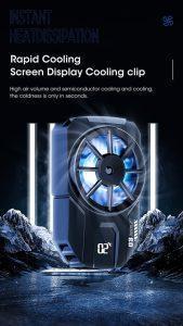Portable DLA3 Mobile Phone Radiator Cooling Fan Case Phone Cooler With Digital Display by wani store - Image 2