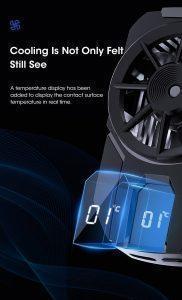 Portable DLA3 Mobile Phone Radiator Cooling Fan Case Phone Cooler With Digital Display by wani store - Image 4