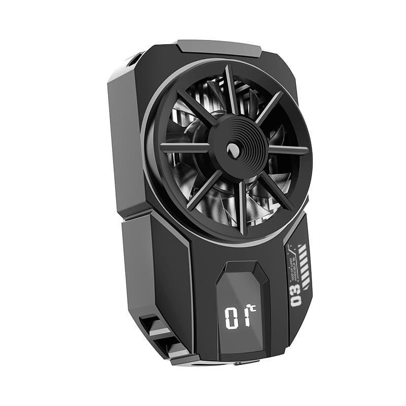 2025/05/1001122382.jpg Portable DLA3 Mobile Phone Radiator Cooling Fan Case Phone Cooler With Digital Display by wani store - Image 1