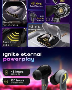 Audionic Battle Buds – The Ultimate Gaming & ENC Wireless Airbuds by Wanistore - Image 4
