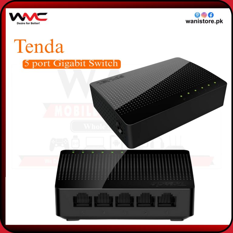 Tenda SG105 5 Port network switch available online in Pakistan for desktop and office networking