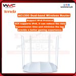 Tenda AC5 AC1200 Dual Band WiFi Router available for online shopping in Pakistan