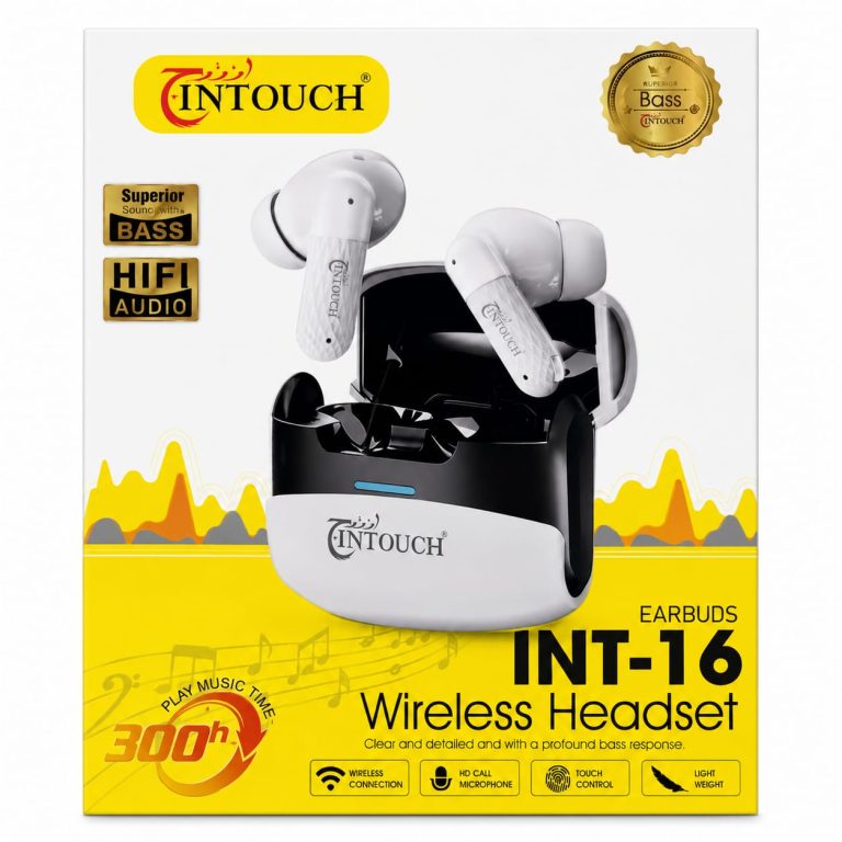 InTouch INT-16 Airbuds Wireless Bluetooth Earbuds  – Original InTouch Earbuds Pakistan