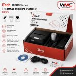 iTech IT-800 80mm Thermal Receipt Printer | USB POS Printer with Auto Cutter – Wanistore.pk
